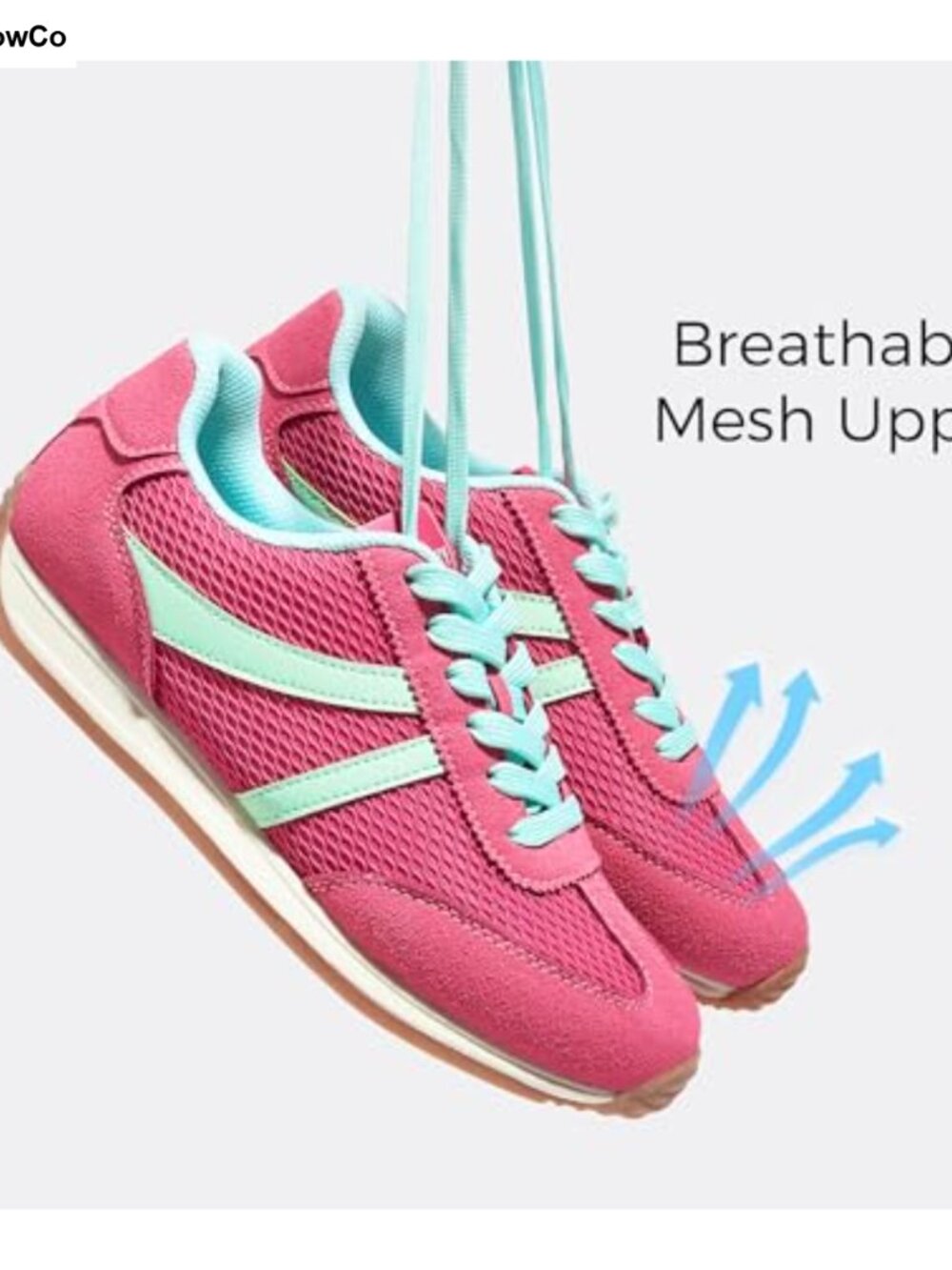 Women's Retro Fashion Sneakers Leather Casual Lace-Up Athletic Shoes - Picture 2 of 6